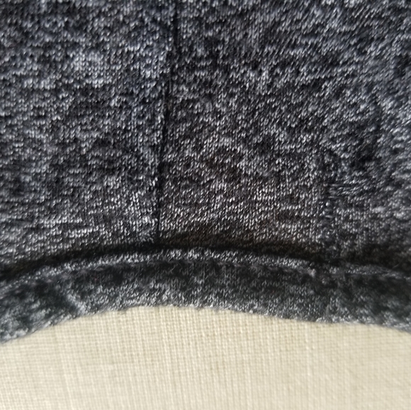 Short Sleeve T-Shirt Skater Dress, Charcoal Gray - Picture 8 of 8